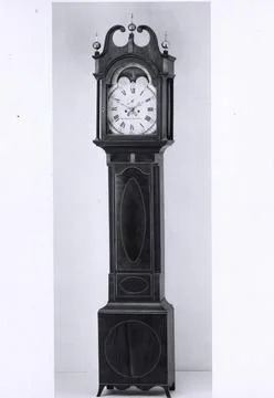 Tall Case Clock. Maker: Isaac Brokaw, American, 1746 1826Maker (dial): Jam... Stock Photos