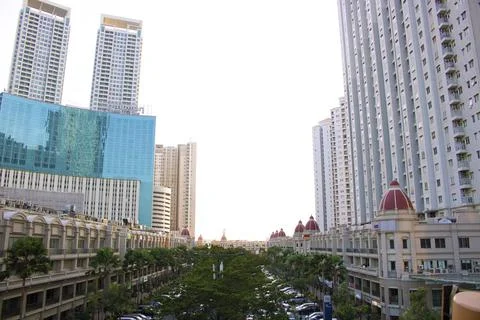 Tall City Building Stock Photos