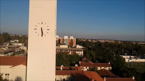 Tall Clock Building Stock Footage 80849541