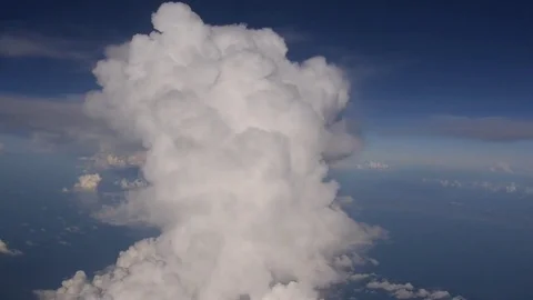 Tall Cloud Formation Stock Footage 81228416