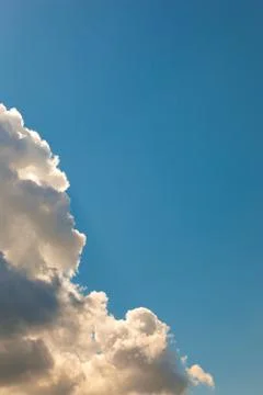 Tall cumulus clouds Stock Photos