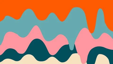 Tall fluid blend background Stock Illustration