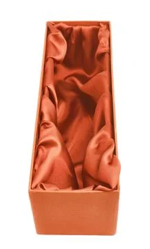 Tall gift box isolated Stock Photos