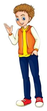 A tall grown-up Stock Illustration
