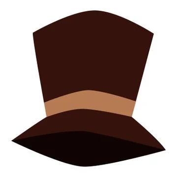 Tall hat vector illustration Stock Illustration