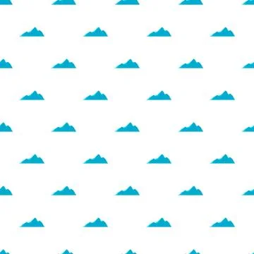 Tall mountain pattern seamless Stock Illustration