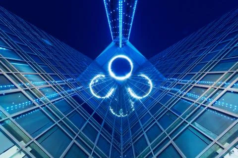 Tall office buildings Stock Photos