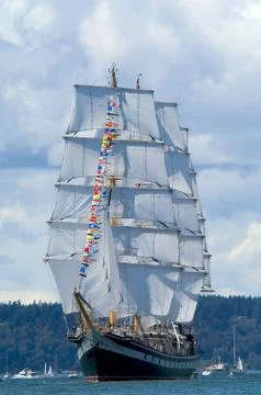 Tall Ship Fully Rigged Stock Photos