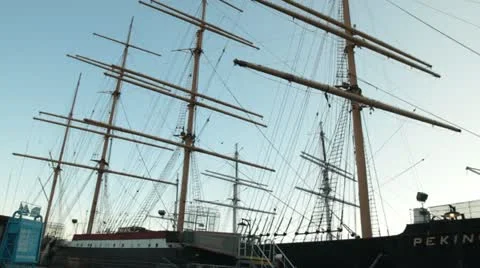 Tall Ship Masts Vídeos de archivo 12518013