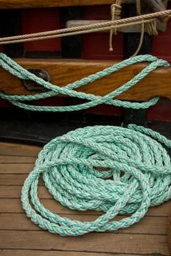 Tall ship rigging Stock Photos