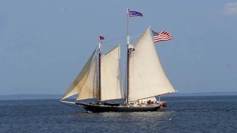 Tall Ship Windjammer Parade Stock Footage 172608936