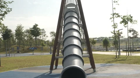 Tall slide Stock Footage 251531660