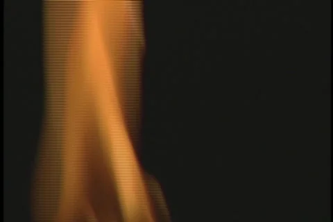 Tall Thin Flame Stock-Footage 112697