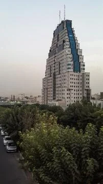 Tall tower in west of tehran Stock Photos