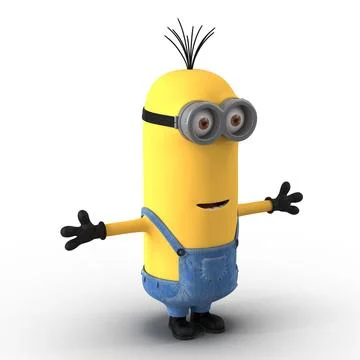 Tall Two Eyed Minion 3D Model ~ 3D Model #91024528 | Pond5