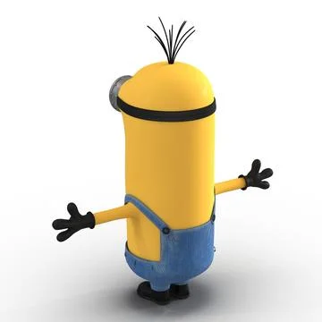 Tall Two Eyed Minion 3D Model ~ 3D Model #91024528 | Pond5