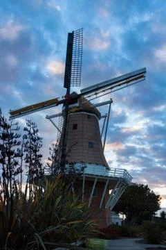 Tall windmill Stock Photos