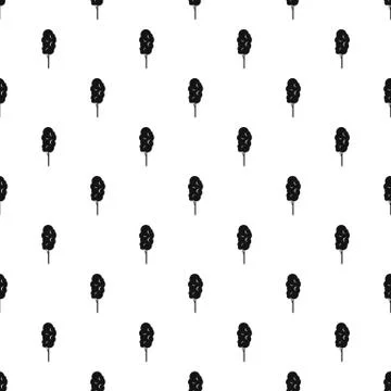 Tall wood pattern, simple style Illustrazione stock