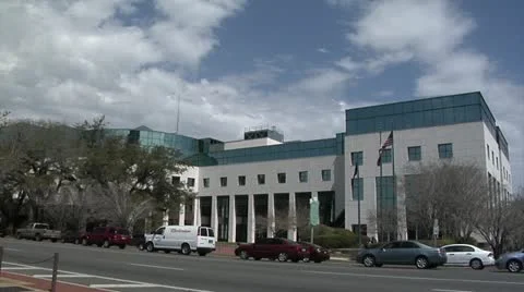 Tallahassee, TiME-LAPSE LEON COUNTY COURTHOUSE, TALLAHASSEE Stock Footage 22327637