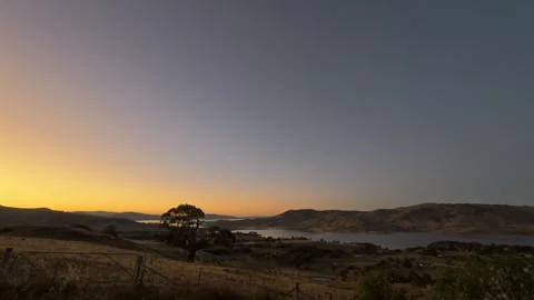Tallangatta Lookout Timelapse Vídeos de archivo 342303493