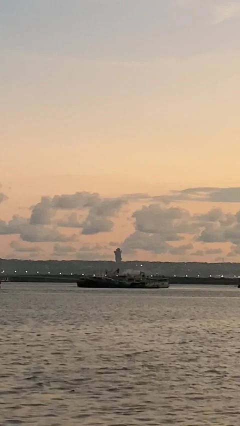 Tallest statue in bali Stock Footage 213835254