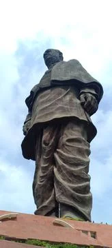Tallest statute in the world. Statute of unity. Sardar Patel statue. Stock Photos