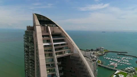 Tallest tower panama Video stock 167096137