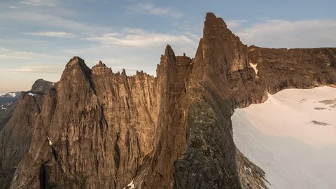 The tallest vertical rock face Stock Footage 122985956