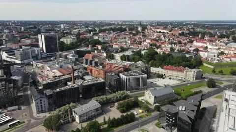 Tallinn city Stock Footage