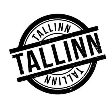 Tallinn rubber stamp Stock Illustration