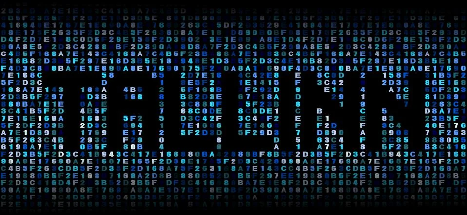 Tallinn text on hex code illustration Stock Illustration