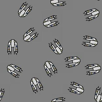 Tallit prayer shawl vector seamless pattern Stockillustratie