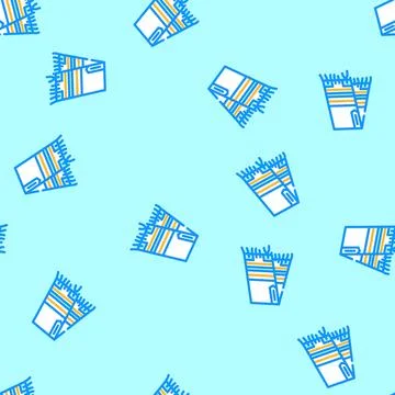 Tallit prayer shawl vector seamless pattern Stockillustratie