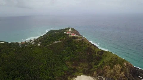Tallow Beach, Byron Bay Drone Shot Stock-Footage 83068326