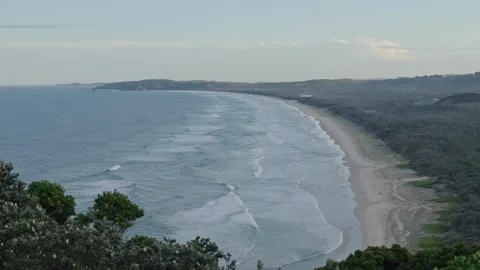 Tallow beach byron bay Video stock 284194863