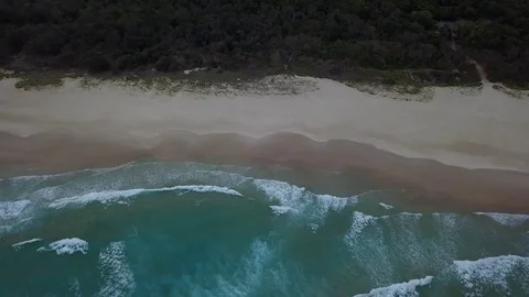 Tallow Beach Drone Footage, Byron Bay Australia Stock-Footage 83333717
