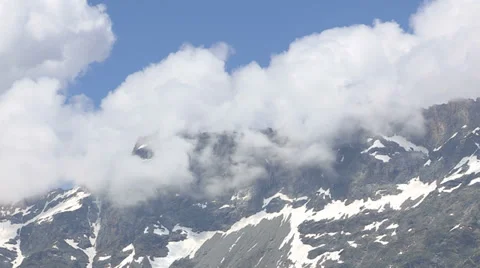 Talls mountain in cloudy day Stock Footage 33061505
