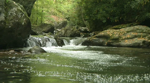 Tallulah River 14 Stock Footage 31001365