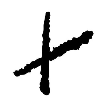 Tally mark on a white background or prison wall hash line Stock Illustration