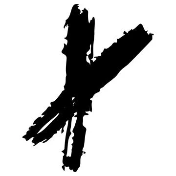 Tally mark on a white background or prison wall hash line Stock Illustration