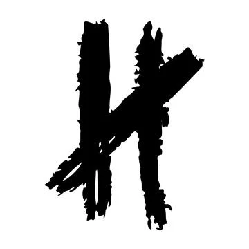 Tally mark on a white background or prison wall hash line Stock Illustration
