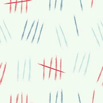 Tally marks wall sticks lines counter seamless pattern. Counting signs textured Stock Illustration
