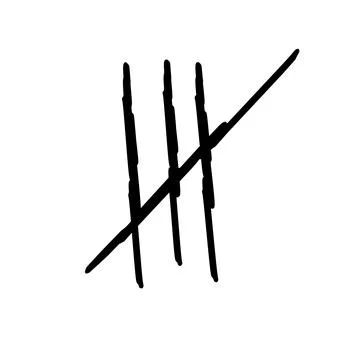 Tally sign Stock Illustration
