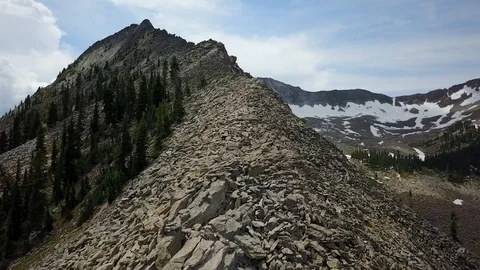 Talus covered ridge Stock-Footage 86477912