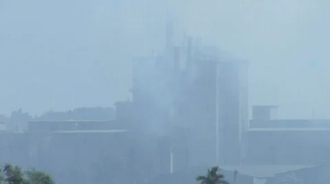 Tam Coc Pollution Stock-Footage 283594