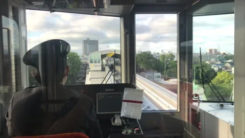 Tama Monorail Stock Footage 153270564