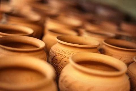 Tamaha village pottery Stock Photos