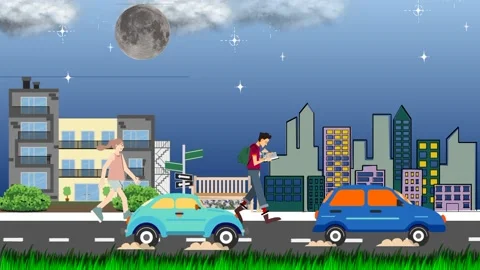 Taman Kota Video stock 234776722