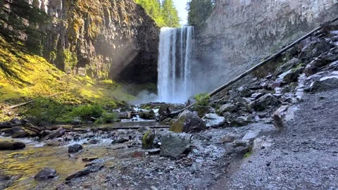 Tamanawas Falls  Stock Footage 245994702