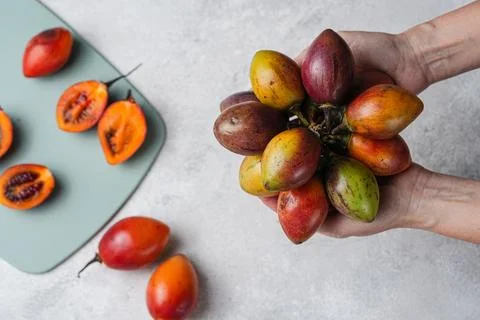 Tamarillo fruit Stock Photos